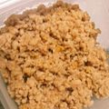 massh1007's cooksnap of when they made 生姜風味の鶏そぼろ.