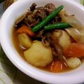 3mamakuma's cooksnap of when they made 牛脂が決め手☆新じゃがの肉じゃが.