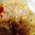 happykote's cooksnap of when they made やみつきおさしみこんにゃく.