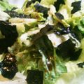 ringoochan's cooksnap of when they made レタスと海苔だけの簡単サラダ.