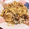 みーたろ♬'s cooksnap of when they made ﾆﾗともやしの挽き肉炒め.