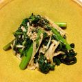 呑み助ちゃま's cooksnap of when they made 箸休め…♪春菊の辛子和え.