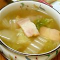 みゆwaco 's cooksnap of when they made 簡単☆白菜とベーコンのあったかスープ☆.