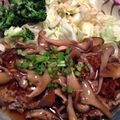 ラテりす's cooksnap of when they made 牛こまハンバーグ☆和風きのこあん.