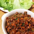 ぴかぽ８８'s cooksnap of when they made 野菜たっぷり肉味噌とご飯をレタスに包んで.