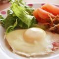 ☆Ｍ・Ｙ☆'s cooksnap of when they made ベーコンチーズの目玉焼き.