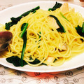 いちごバーグ's cooksnap of when they made サーモンとほうれん草の和風パスタ.
