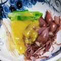 kopan_n's cooksnap of when they made ☆わけぎとホタルイカのぬた酢味噌あえ☆.