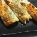 chuuchuu2's cooksnap of when they made 鶏胸肉で棒餃子 大葉がアクセントに♪.