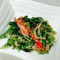 森cafe's cooksnap of when they made 菜の花とカニカマのサラダ.