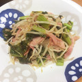 モモあき's cooksnap of when they made 簡単♪高菜ともやしの中華炒め.