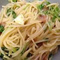 クック7SDSGH☆'s cooksnap of when they made カマンベールチーズで梅カルボナーラ.