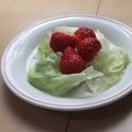 きらり流れ星's cooksnap of when they made おもてなしにも☆イチゴのサラダ☆.