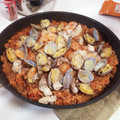 ゆかキノコ's cooksnap of when they made おもてなしに　意外と簡単！豪華パエリア.
