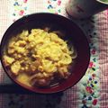 ひらり◎'s cooksnap of when they made リメイク☆ 親子丼→親子うどん→雑炊.