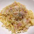 シナモンロール☆'s cooksnap of when they made 牛乳で簡単☆カルボナーラ.