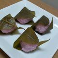 camel♪'s cooksnap of when they made レンジで簡単　桜もち（道明寺）.