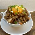 horseland's cooksnap of when they made 豚そぼろキムチ納豆丼.