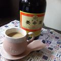 クックH86AFM☆'s cooksnap of when they made 栄養ドリンク？！　養命酒カフェオレ.