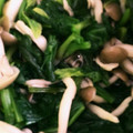 カジサ's cooksnap of when they made ほうれん草とシメジのおひたし.