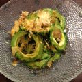 かまん's cooksnap of when they made ゴーヤと生節の甘酢和え.