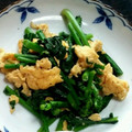 とりてんちゃん's cooksnap of when they made 【菜の花】ふわっと卵と菜の花の簡単炒め.