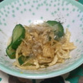 youich's cooksnap of when they made 材料2つ＊きゅうりと切り干し大根の和え物.