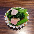 raspberryjam's cooksnap of when they made お弁当にも✨ノンオイル小松菜ベーコン炒め.