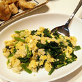 LunaJuno's cooksnap of when they made ほうれん草と揚げ玉の卵とじ.