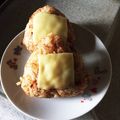 miki♪maru's cooksnap of when they made 高校生が考案「チーズおかか焼きおにぎり」.