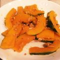 いさな0105's cooksnap of when they made かぼちゃと挽き肉のココナッツオイル炒め.
