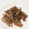 サプリ☆'s cooksnap of when they made ごぼうと牛肉とつきこんにゃくの甘辛煮.