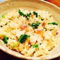 tmmn29's cooksnap of when they made 菜の花のチーズ入り洋風炊き込みごはん.