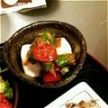 おざゆみ's cooksnap of when they made なめ茸オクラトマトのせ　冷や奴.