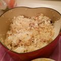 ゆりげら's cooksnap of when they made もうお店でたのまない！ルクルーゼで鯛飯☆.