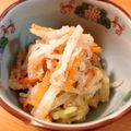 ぺっぺぺ72's cooksnap of when they made 大根と人参のごま和えサラダ.