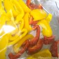 かりんのみみ's cooksnap of when they made ♪保存＆冷凍方法♪パプリカ.