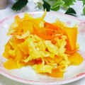旦那は皿洗い's cooksnap of when they made 切干し大根とさくら漬けの甘酢あえ.