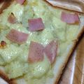 黒ごま☆きなこ's cooksnap of when they made ＜朝パン＞マッシュポテトと生ハムのっけ.