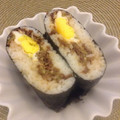 SK15's cooksnap of when they made すき焼き卵のおにぎらず.