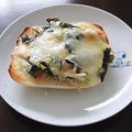 Ｐ子ママ's cooksnap of when they made ごぼうサラダトースト.