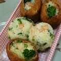 ﾐ〜ﾓ's cooksnap of when they made お花見弁当❀菜の花とエビの春色おにぎり❀.