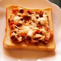 三児prl母's cooksnap of when they made キム納豆 トースト.
