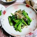 ＴＯＭＯＷＡＴ's cooksnap of when they made かぶれ菜のお浸し.