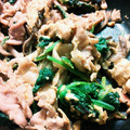 rara1113's cooksnap of when they made ほうれん草と豚肉の玉子とじ.