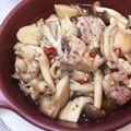 kirikri's cooksnap of when they made 鶏肉とキノコのやわらかアヒージョ.