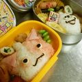 pirori_na's cooksnap of when they made ブチニャンとウィスパー弁当☆.