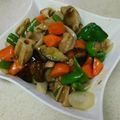とら11's cooksnap of when they made ゆずぽんで酢豚！？ナスと鶏肉の酢豚.