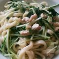 やっちモニ。's cooksnap of when they made しゃきしゃき♡水菜のさっぱりうどん.