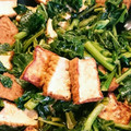 ぴよっこっこ's cooksnap of when they made 菜の花と厚揚げのあんかけ～♪♪.